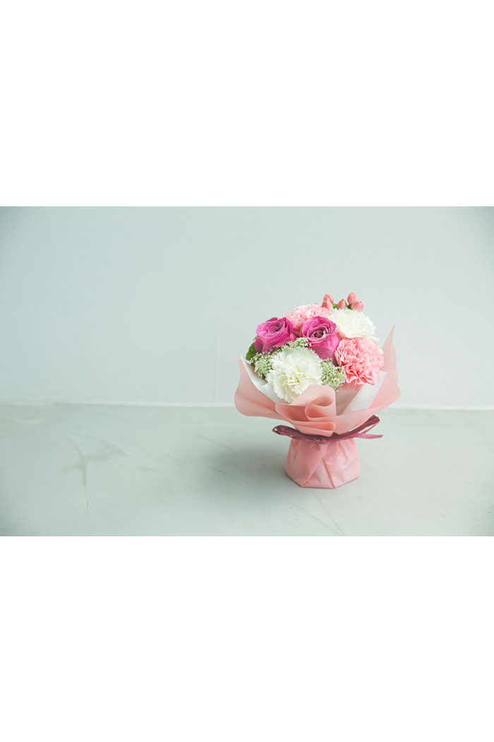 花束 そのまま飾れるブーケ 734 Size 60 Pnk 公式 Hanaprime 花と植物のギフト通販