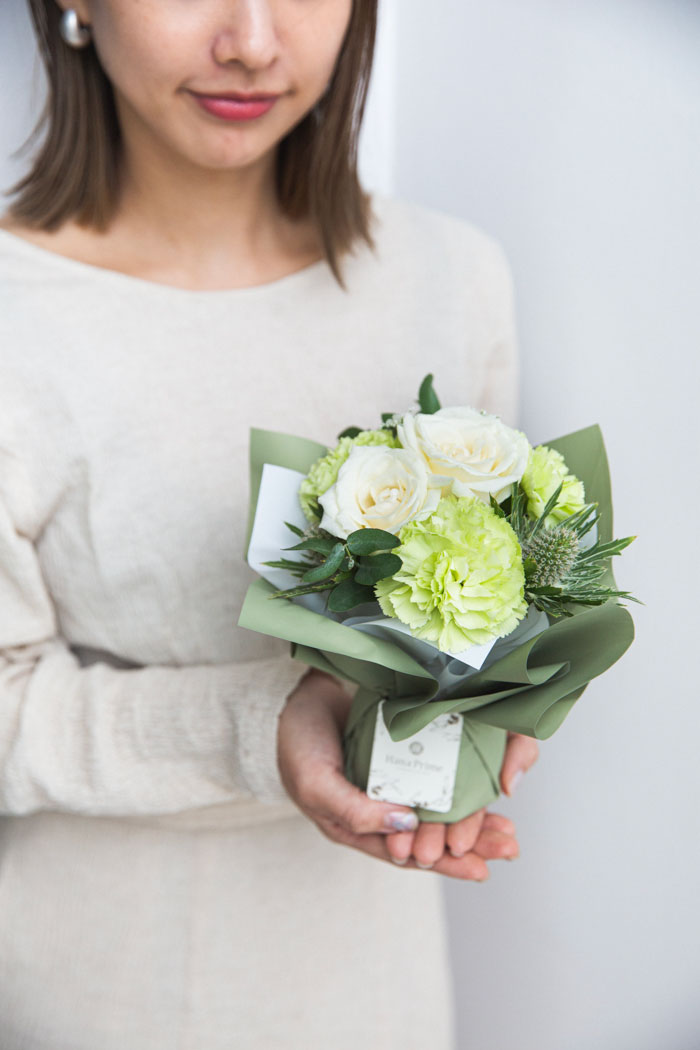 花束 そのまま飾れるブーケ #738 size:60　WHTの写真3枚目