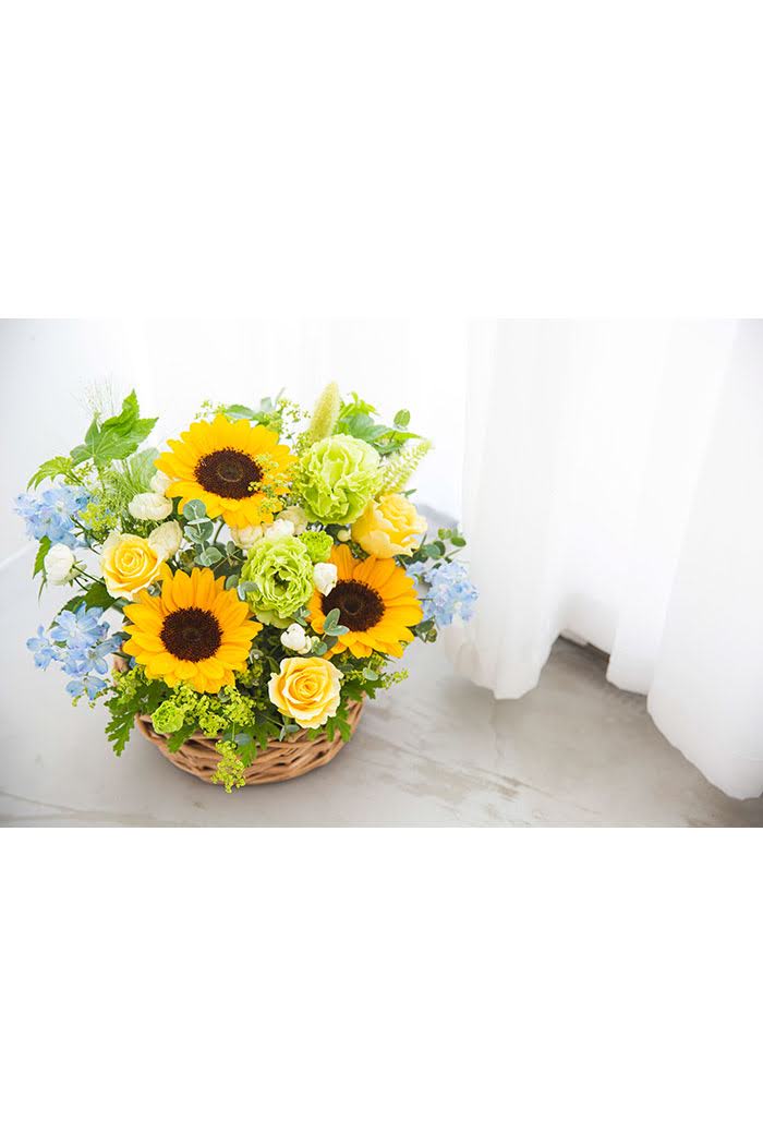 アレンジメント バスケット #742 size:100の写真6枚目