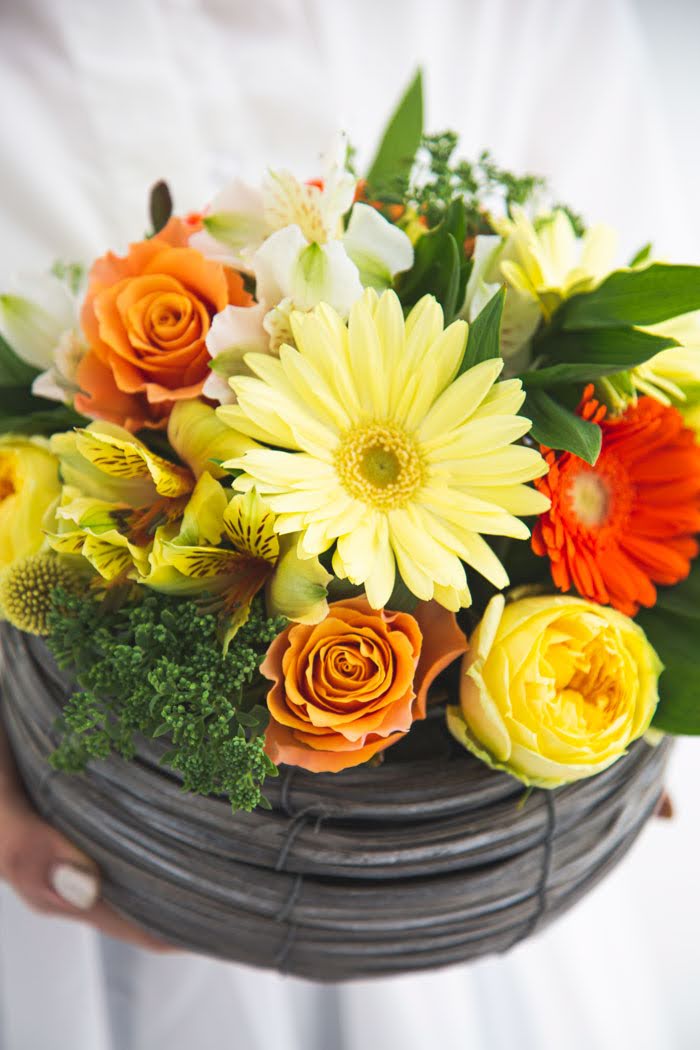 フラワーアレンジメント ラウンド #841 size:100の写真2枚目