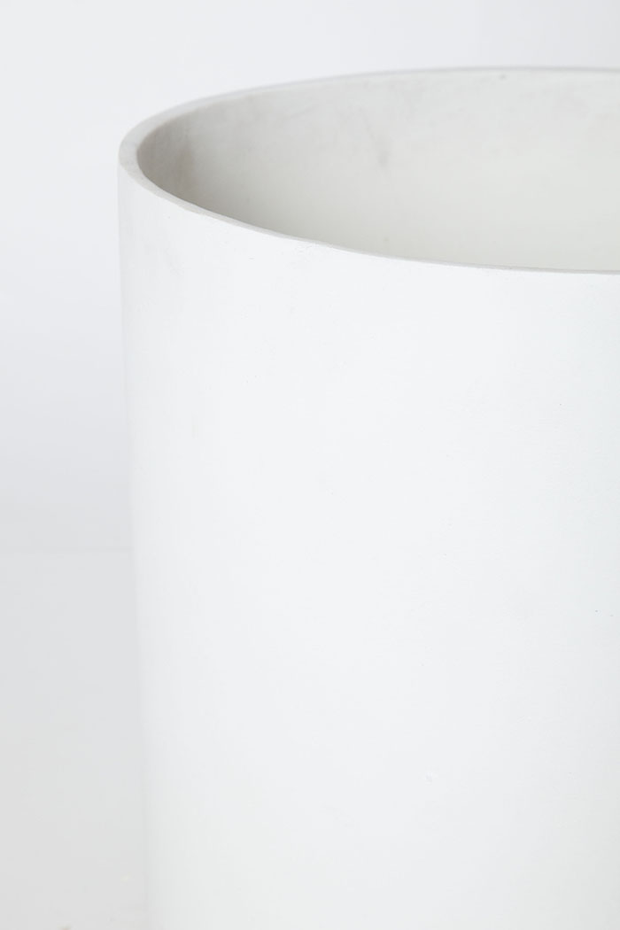 鉢カバー ホルストシリンダー ホワイト（8号鉢）の写真2枚目