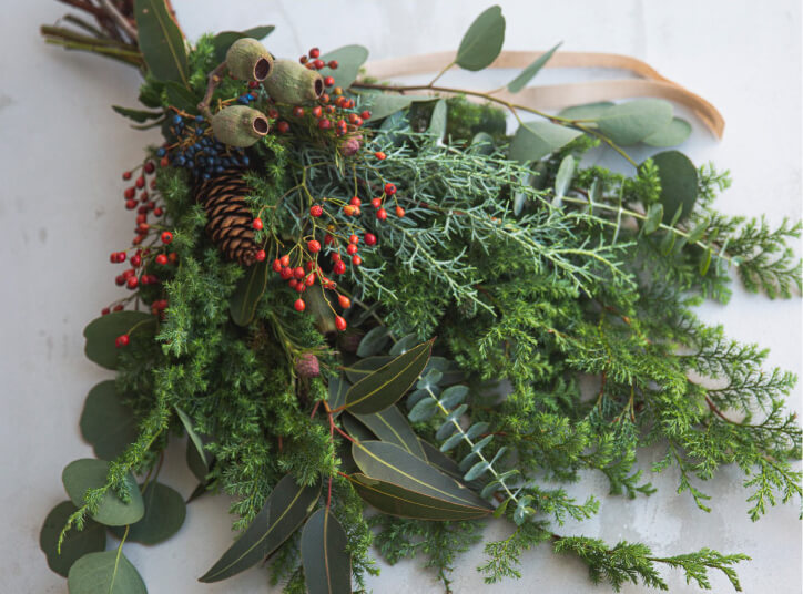 クリスマスにおすすめのスワッグ