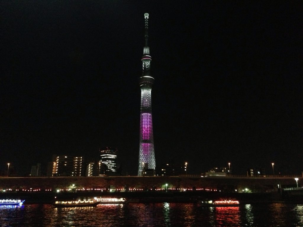 ① 隅田川クルーズ｜東京の夜景を楽しみながら