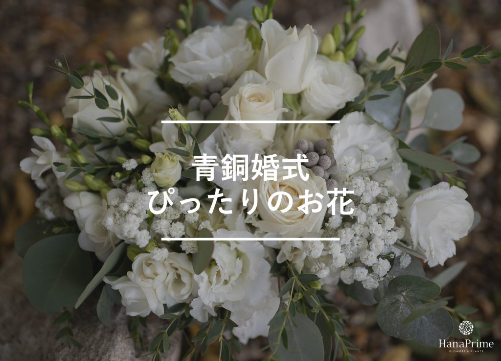 青銅婚式のお祝いにぴったりの花と花の色