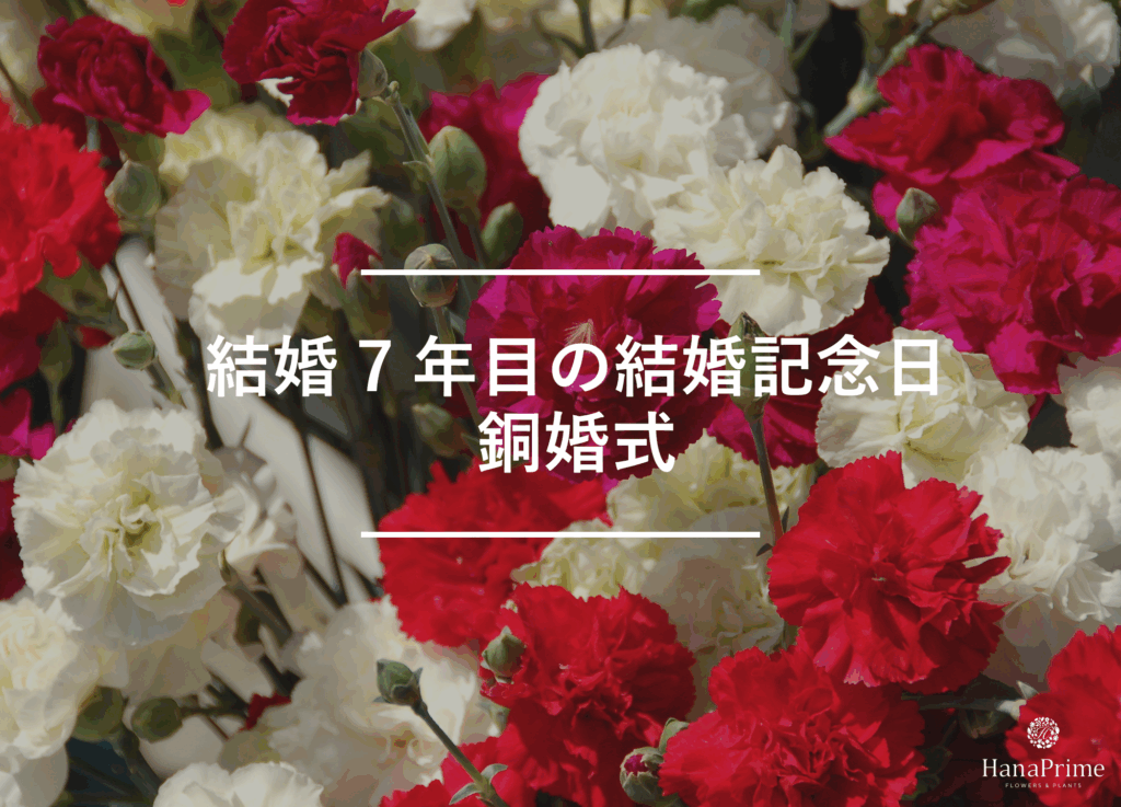 結婚7年目の結婚記念日は銅婚式（どうこんしき）