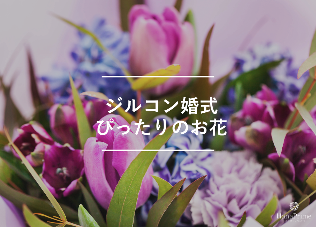 ジルコン婚式のお祝いにぴったりの花と花の色